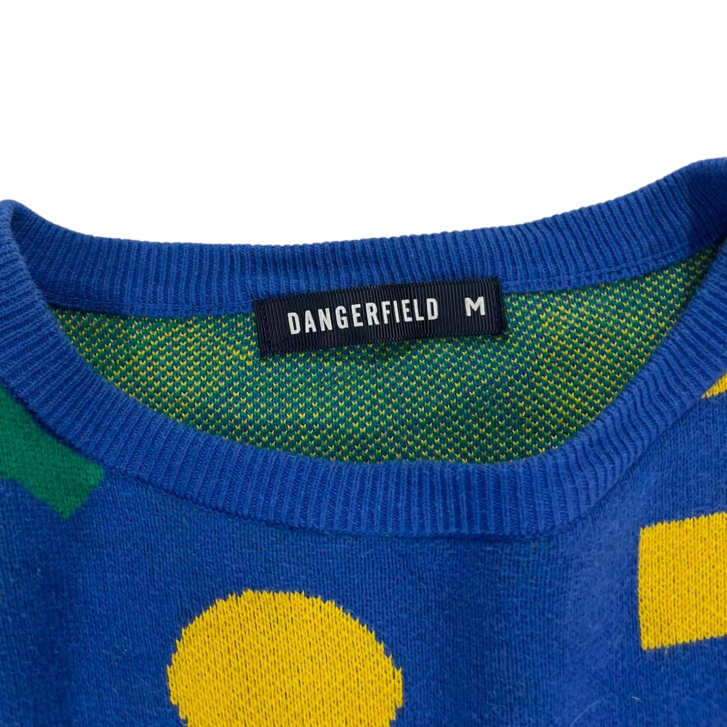 DANGERFIELD MULTICOLOURED KNITTED JUMPER (M)