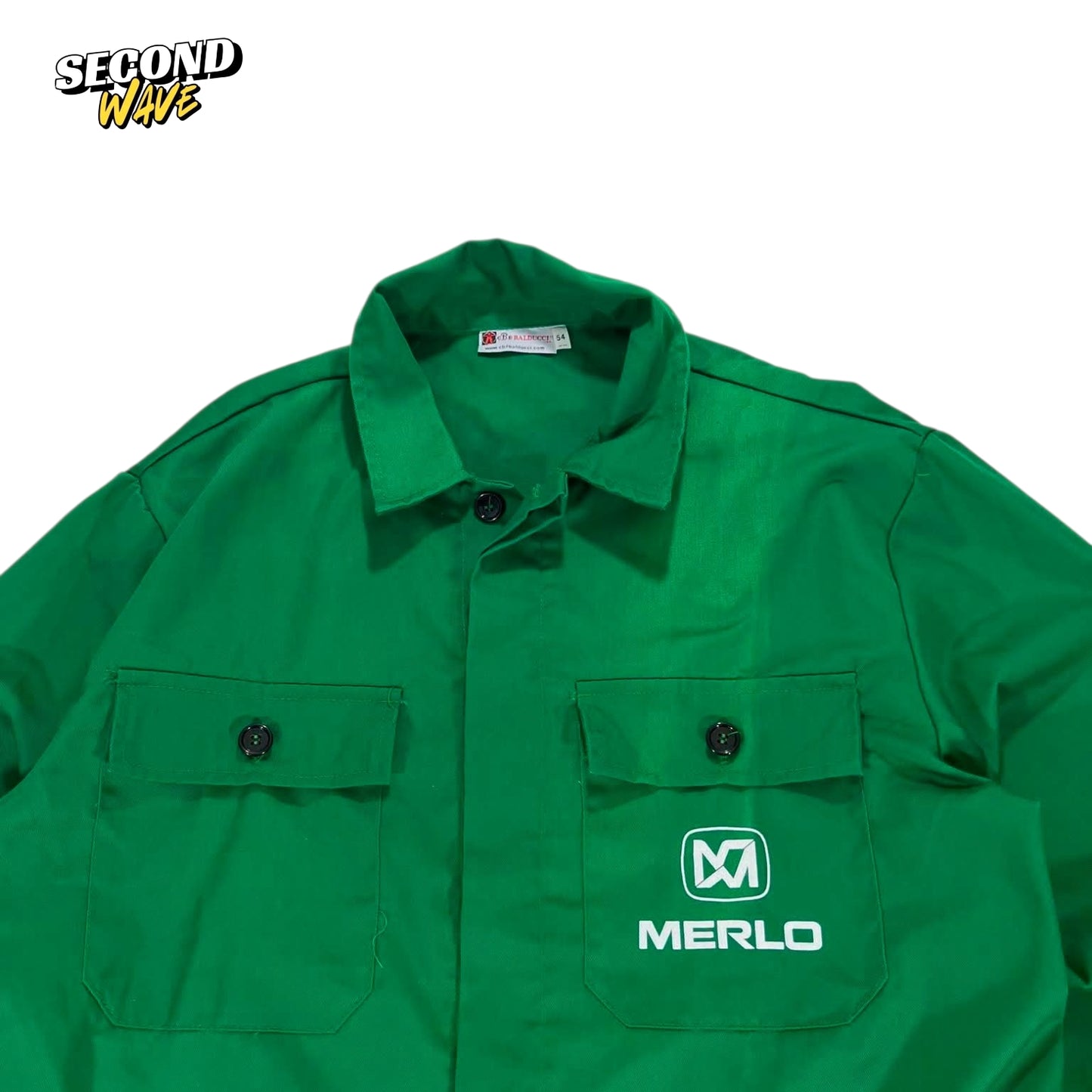 MERLO GREEN WORKWEAR LONG SLEEVE SHIRT (L)