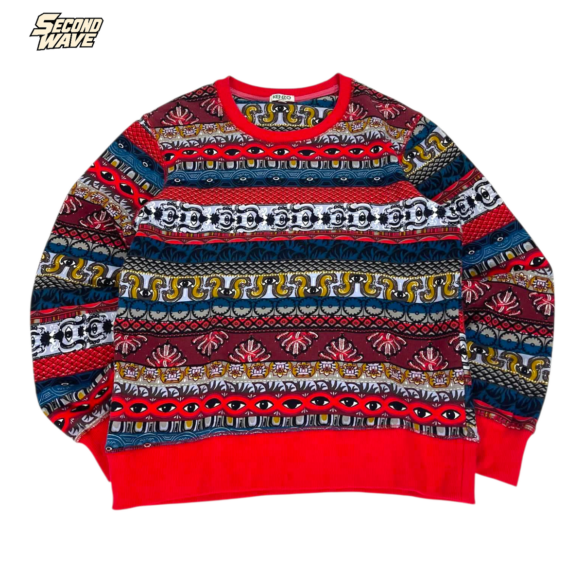 KENZO PARIS MULTICOLORED CREWNECK (S)