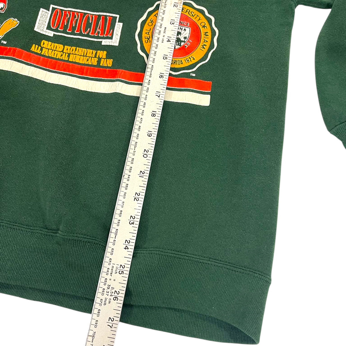 VINTAGE MIAMI HURRICANES CREWNECK (L)