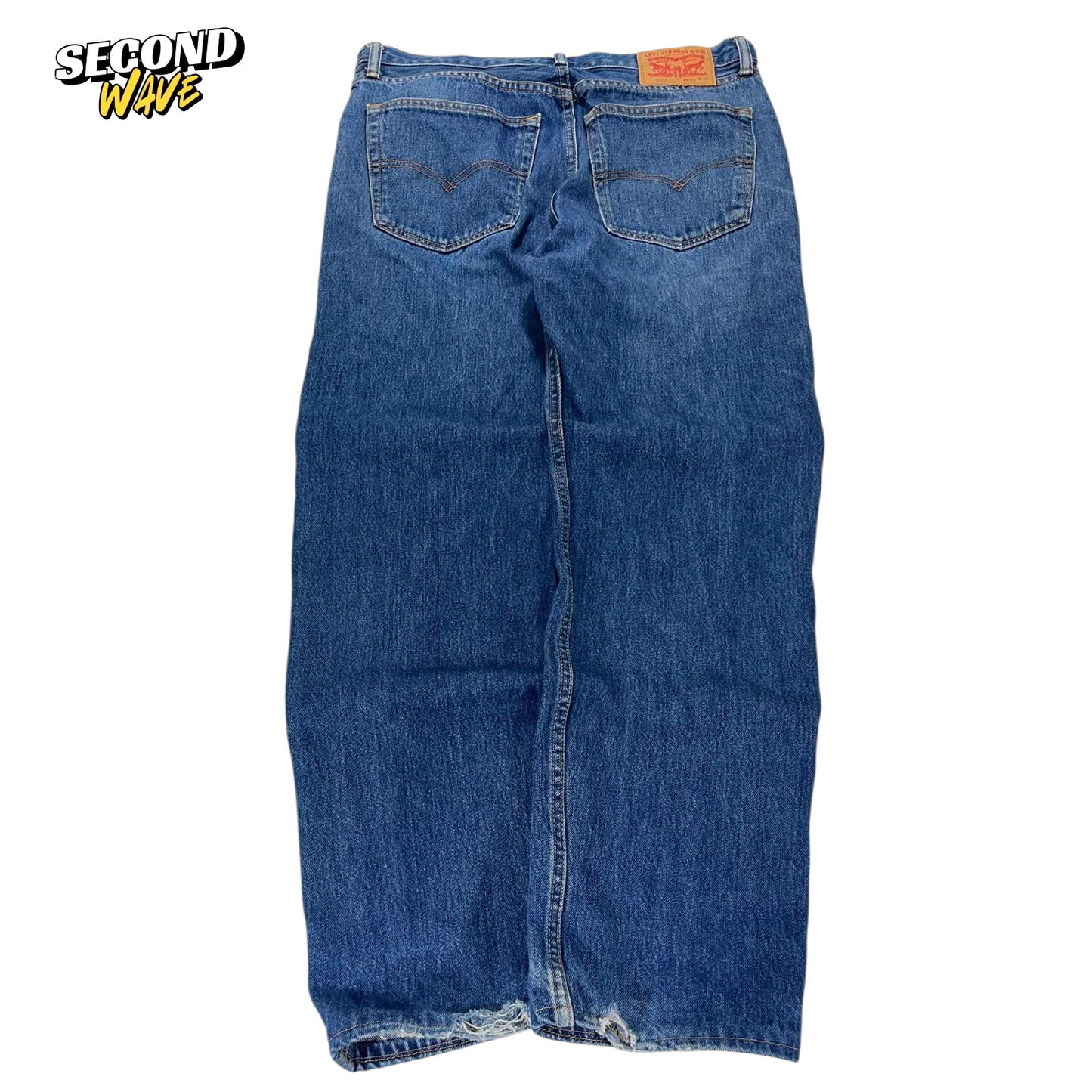 VINTAGE LEVI'S BLUE DENIM JEANS (34)