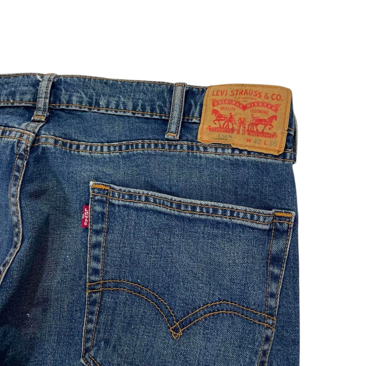 LEVI'S 501 BLUE DENIM JEANS (40)