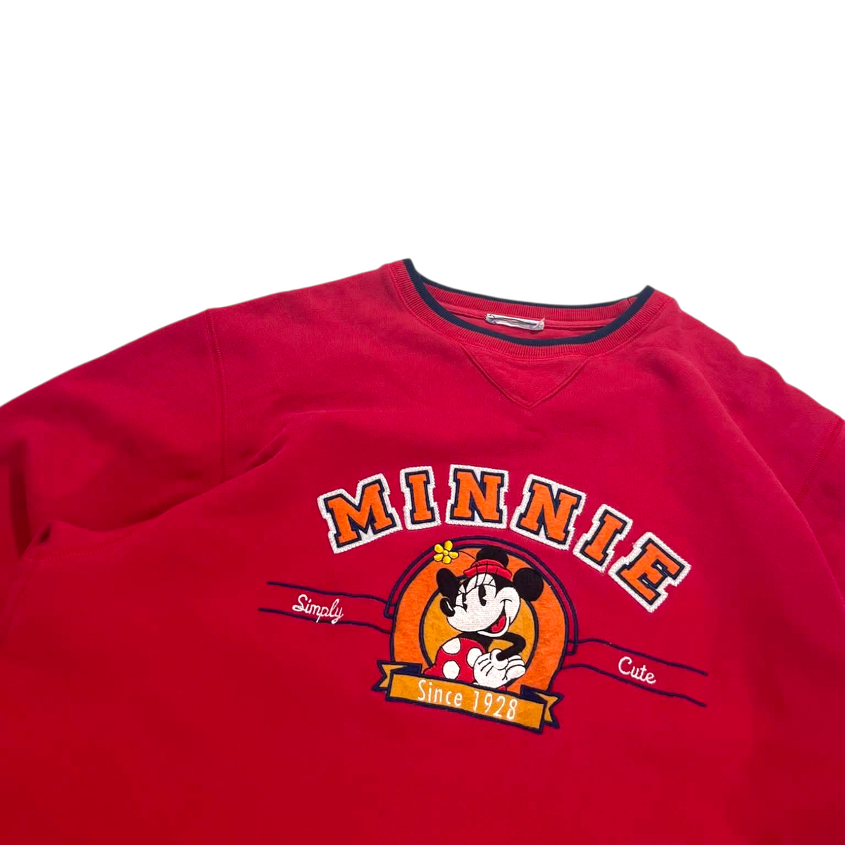 VINTAGE DISNEY MINNIE MOUSE RED CREWNECK (L)