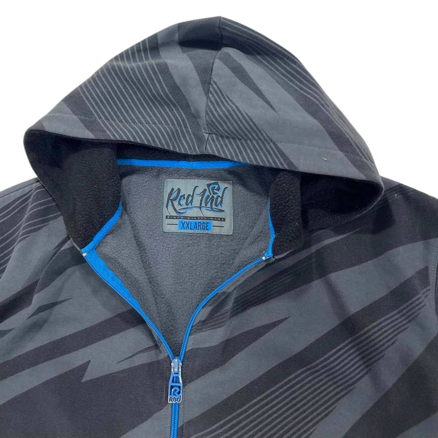 Y2K REDLUD STRIPED JACKET (XL)