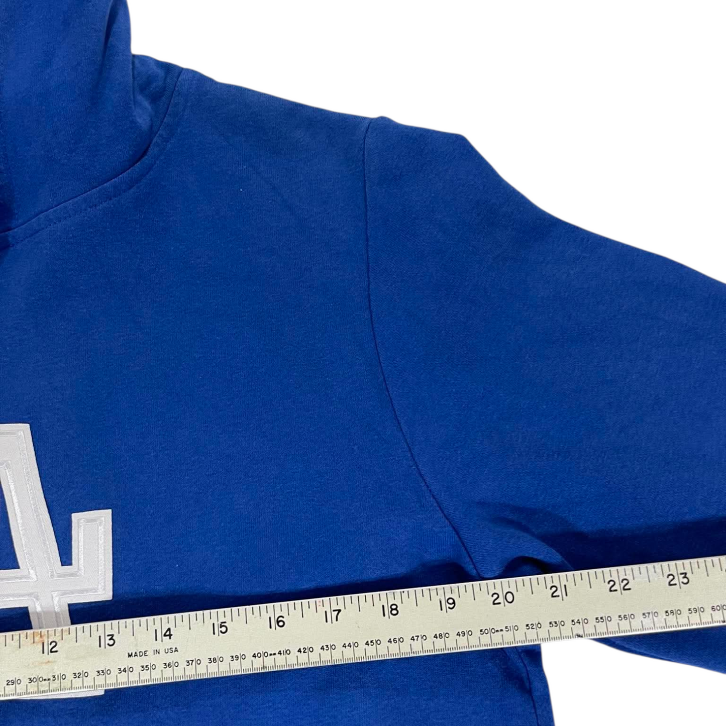 VINTAGE MAJESTIC ATHLETIC BLUE LOS ANGELES DODGERS HOODIE (M)