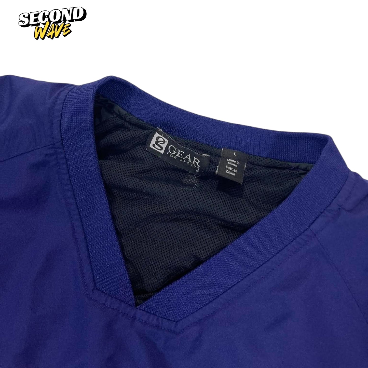VINTAGE KANSAS STATE PURPLE WINDBREAKER JACKET (L)