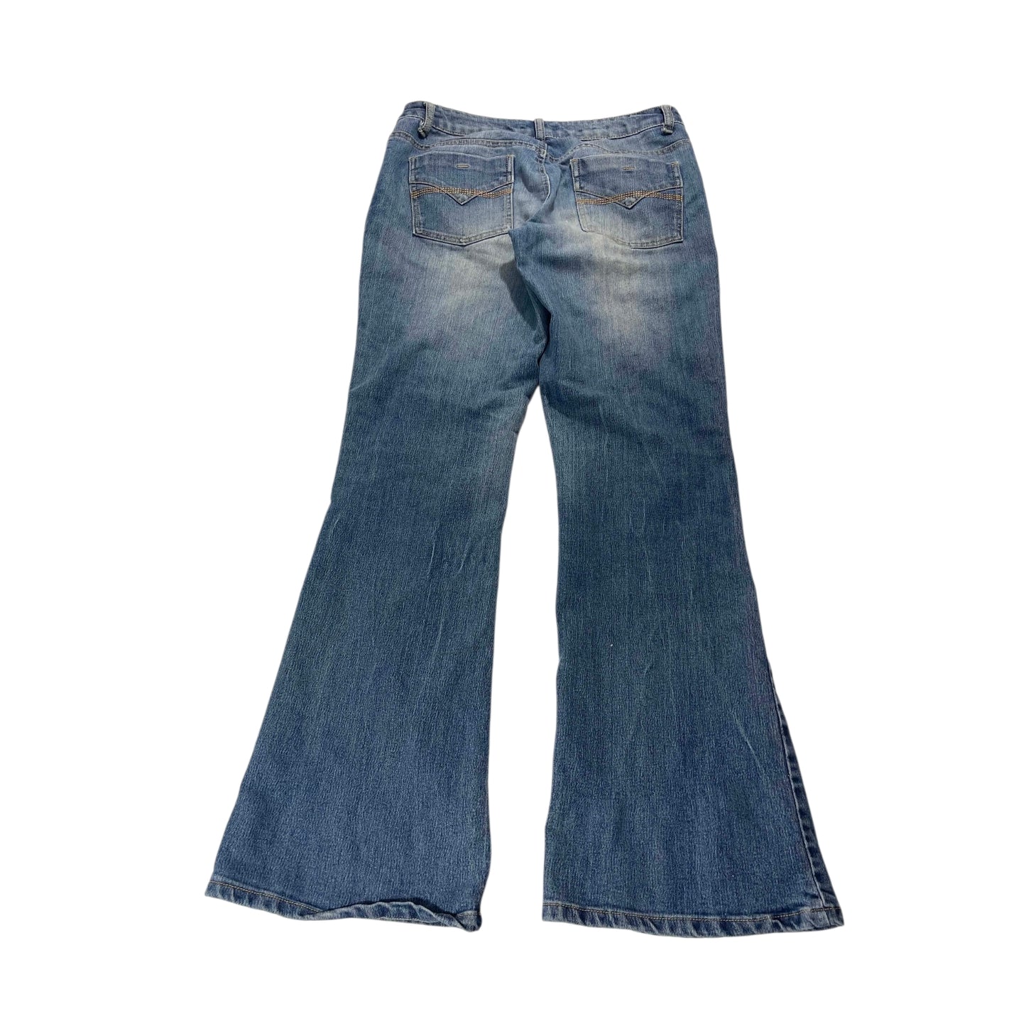 Y2K LOW RISE FLARE JEANS (UK 12)