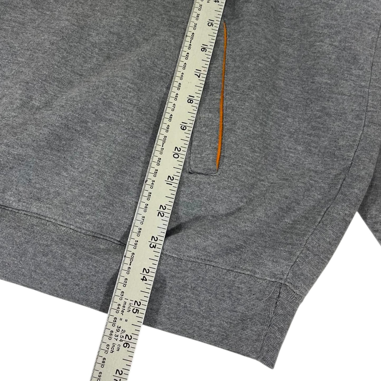 VINTAGE CHAMPS SPORT GREY EMBROIDERED TENNESSEE VOLUNTEERS HOODIE (L)