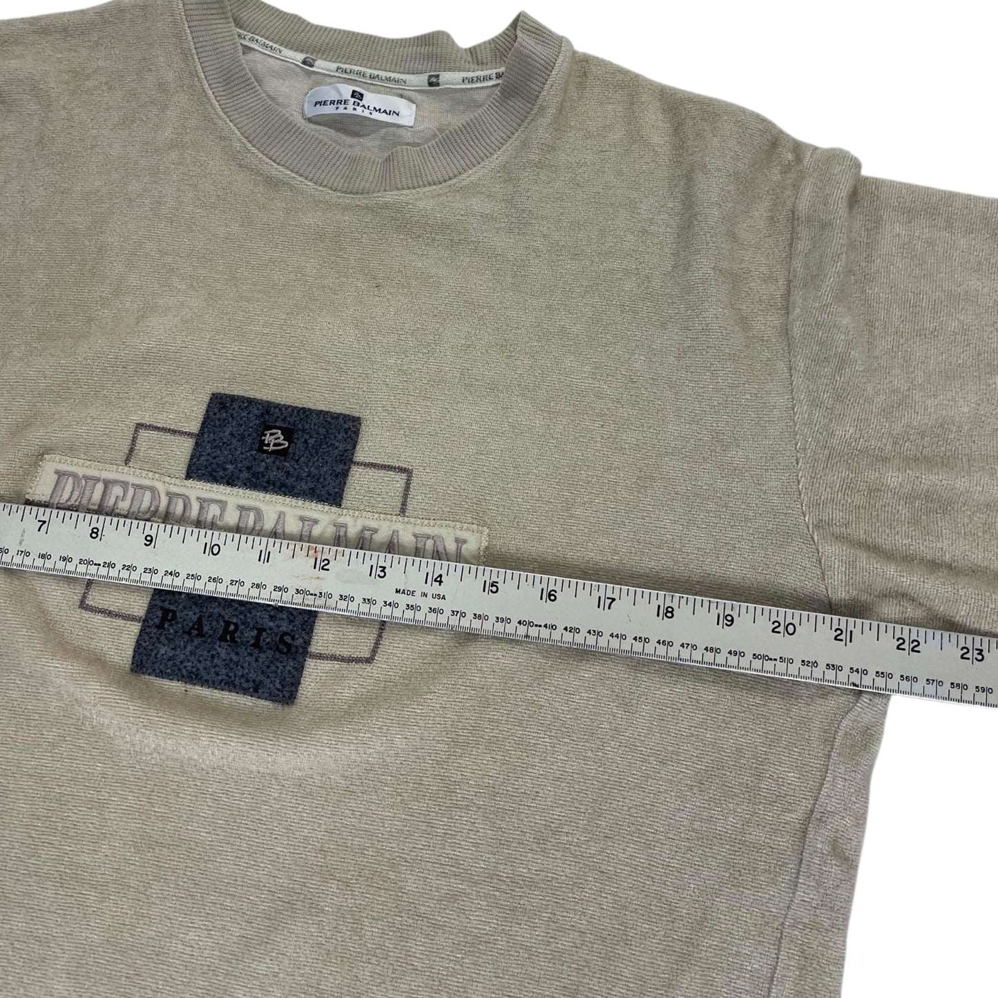 VINTAGE PIERRE BALMAIN PARIS SWEATSHIRT (M)