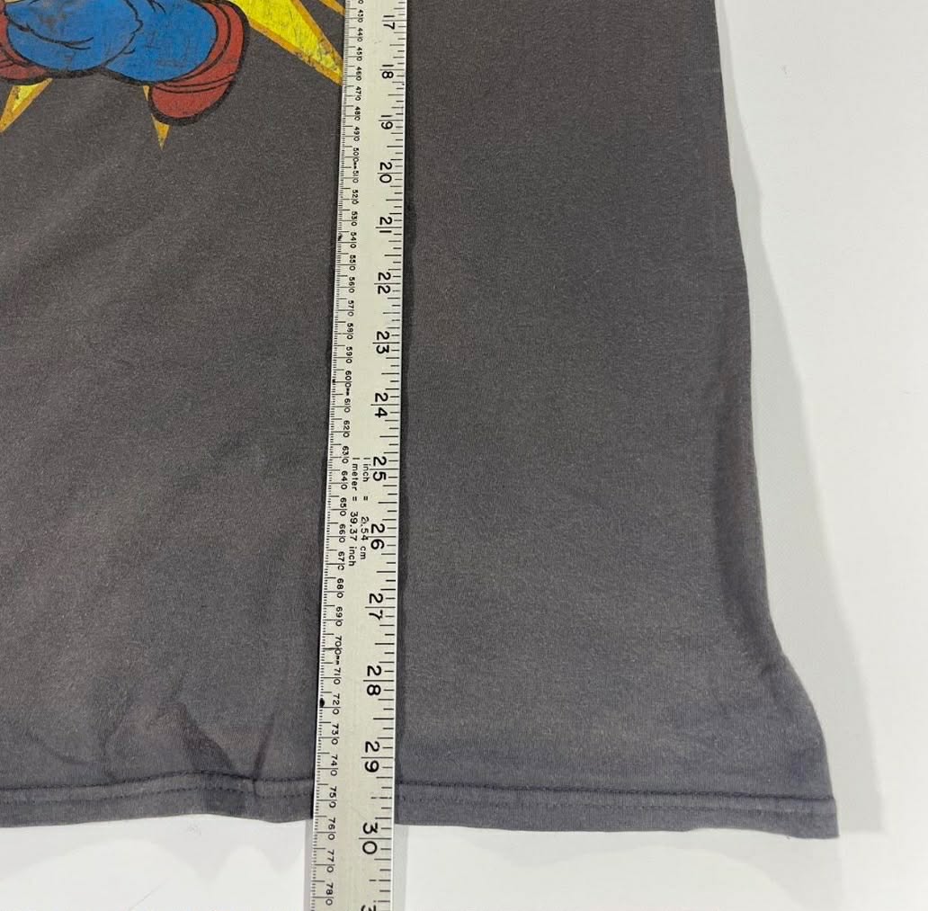 POPEYE THE SAILORMAN GREY COTTON T-SHIRT (L)