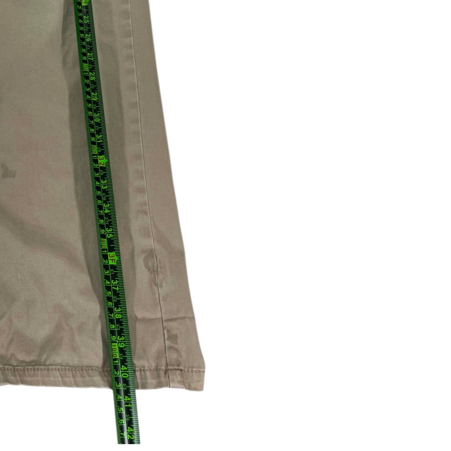 VINTAGE PILGRIM KHAKI WIDE LEG TROUSERS (32)