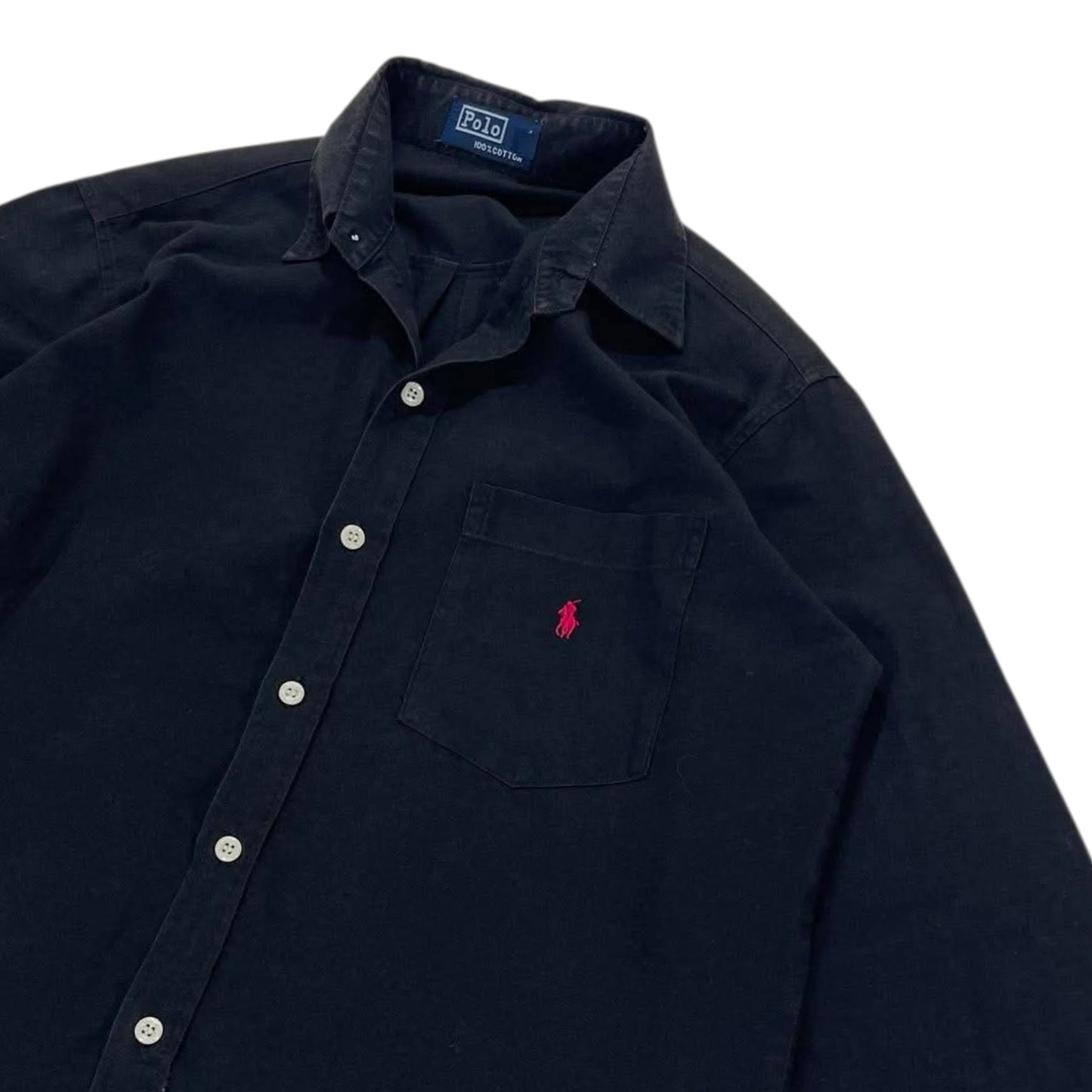 VINTAGE POLO RALPH LAUREN BUTTON UP SHIRT (M)