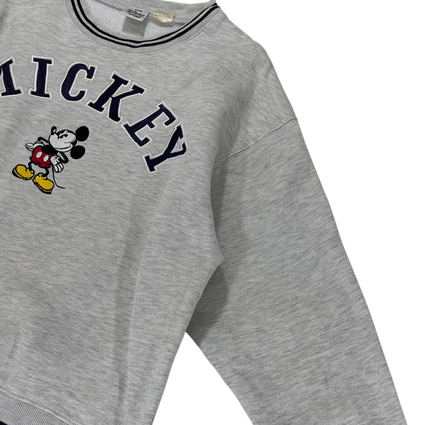 VINTAGE DISNEY MICKEY MOUSE GREY SWEATSHIRT (M)