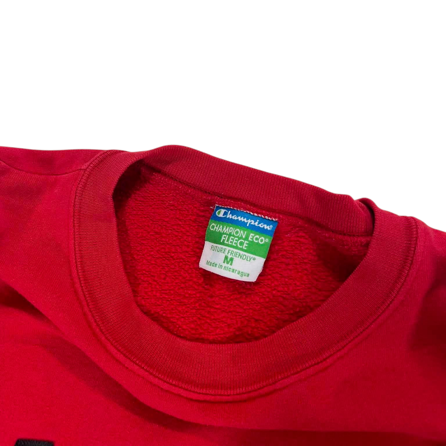 CHAMPION RED CREWNECK (M)