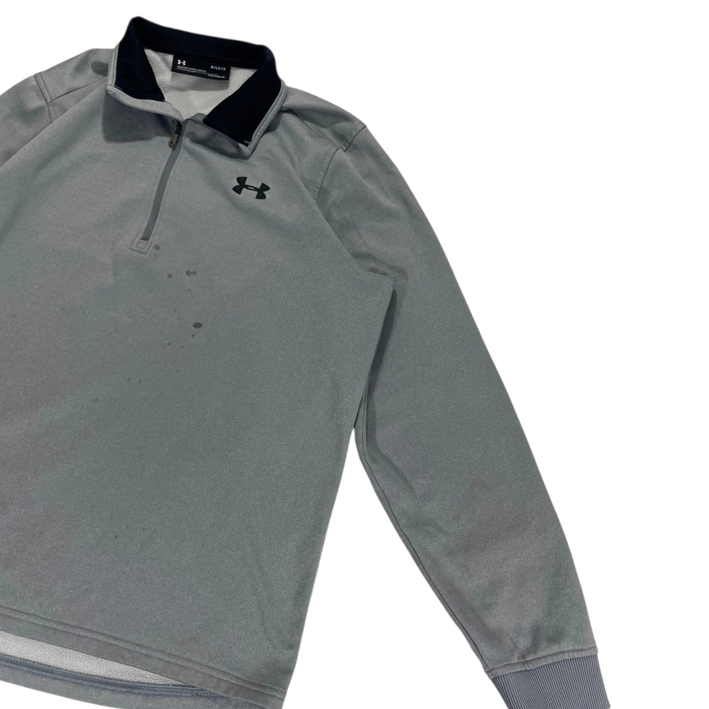 UNDER ARMOUR GRAY QUARTER ZIP PULLOVER (L)