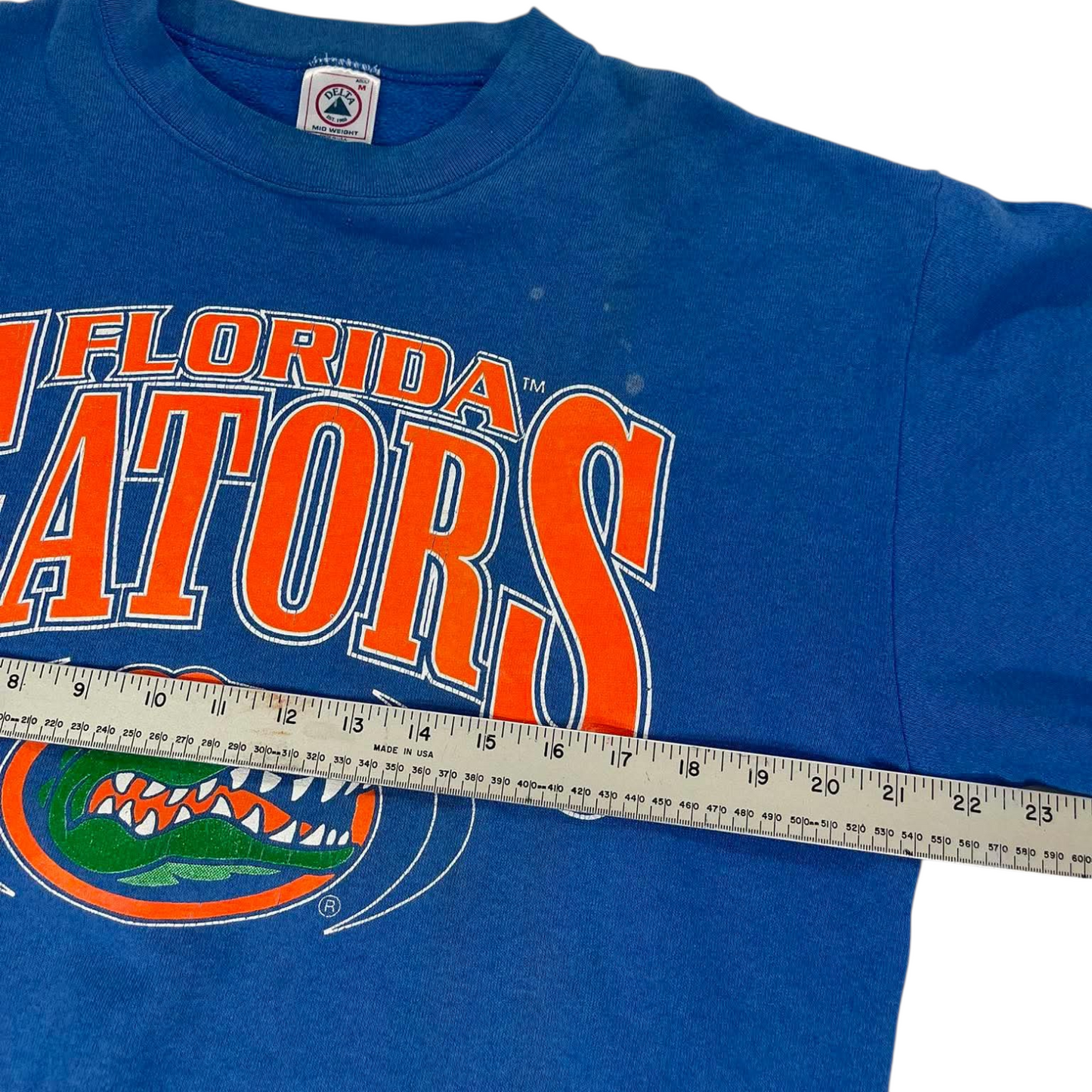 90s FLORIDA GATORS BLUE CREWNECK SWEATSHIRT (M)