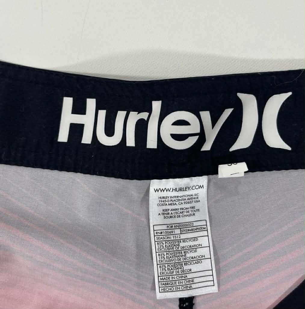 HURLEY RED BOARD SHORTS (36)