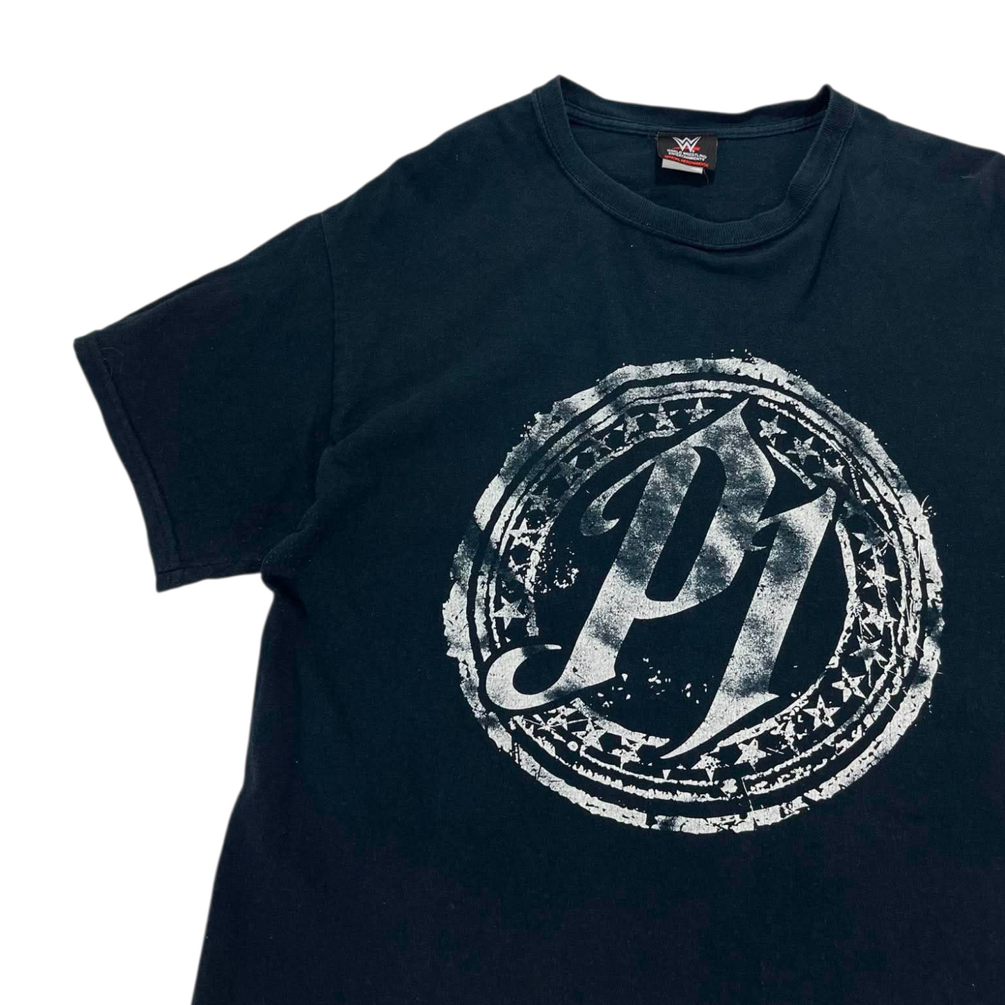 WWE BLACK & WHITE AJ STYLES TEE (M)