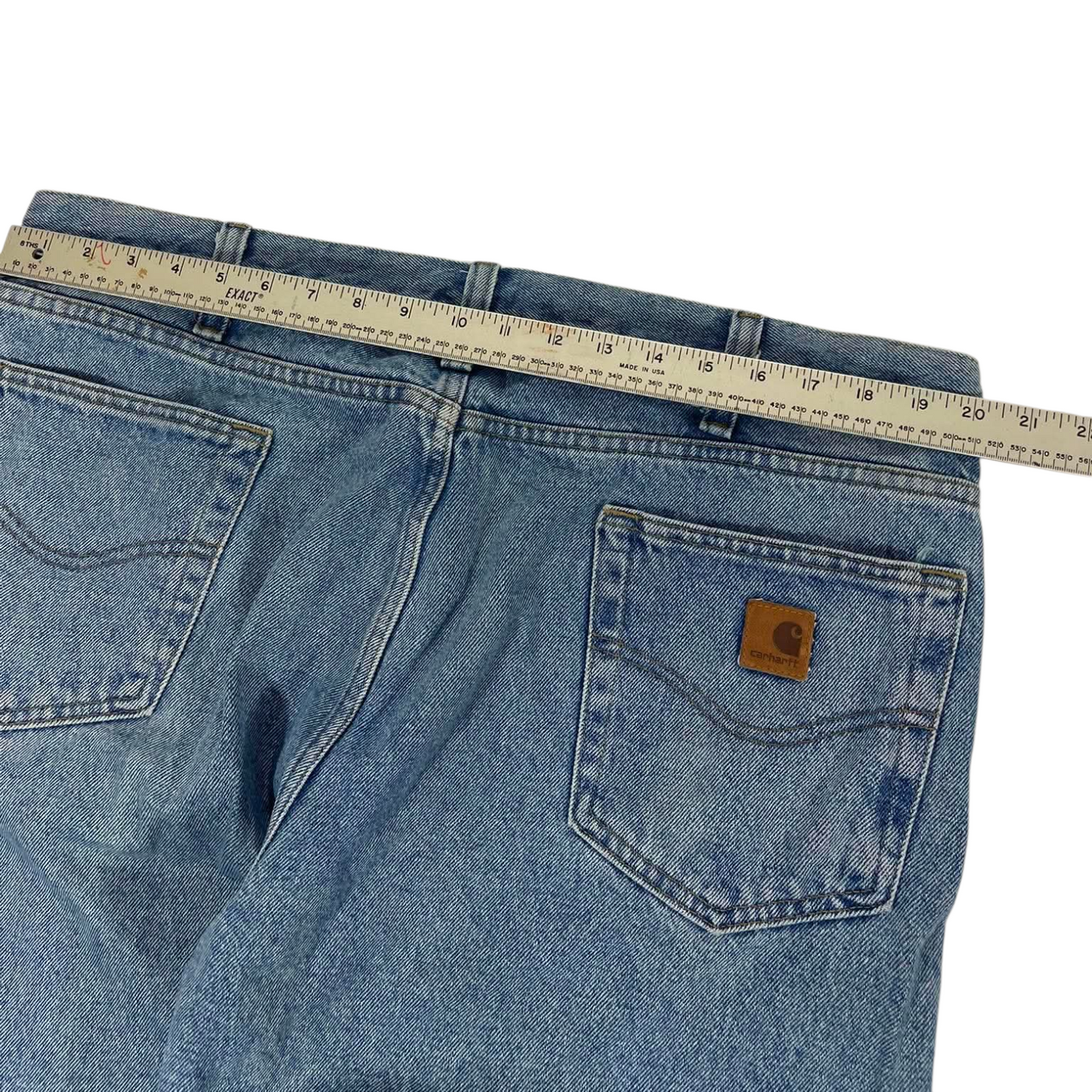VINTAGE CARHARTT BLUE DENIM JEANS (40)