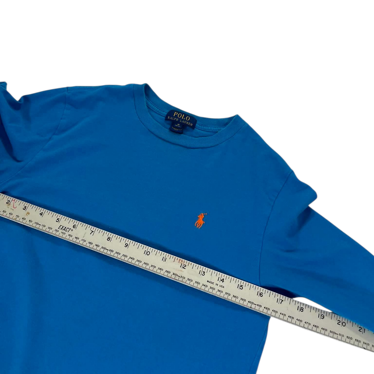 POLO RALPH LAUREN BLUE CREWNECK (M)