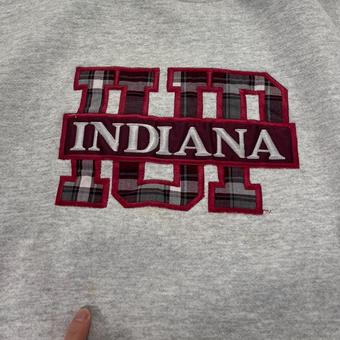 VINTAGE TULTEX INDIANA GREY CREWNECK (L)