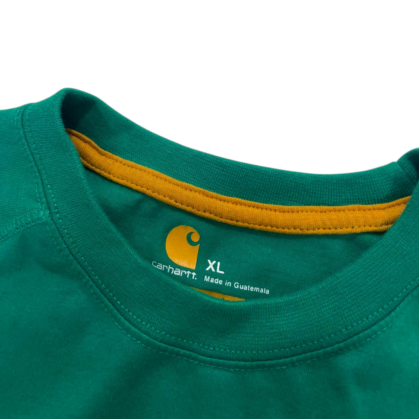 CARHARTT GREEN POCKET T-SHIRT (XL)