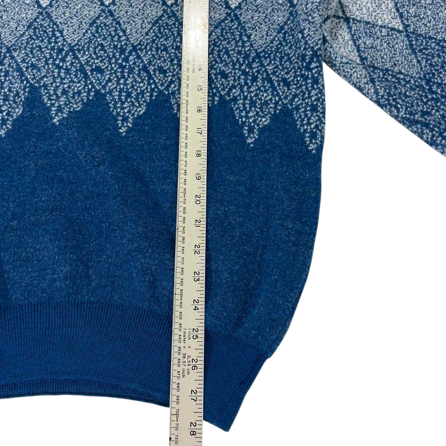 N.S. DANG BLUE KNIT SWEATER (S-M)