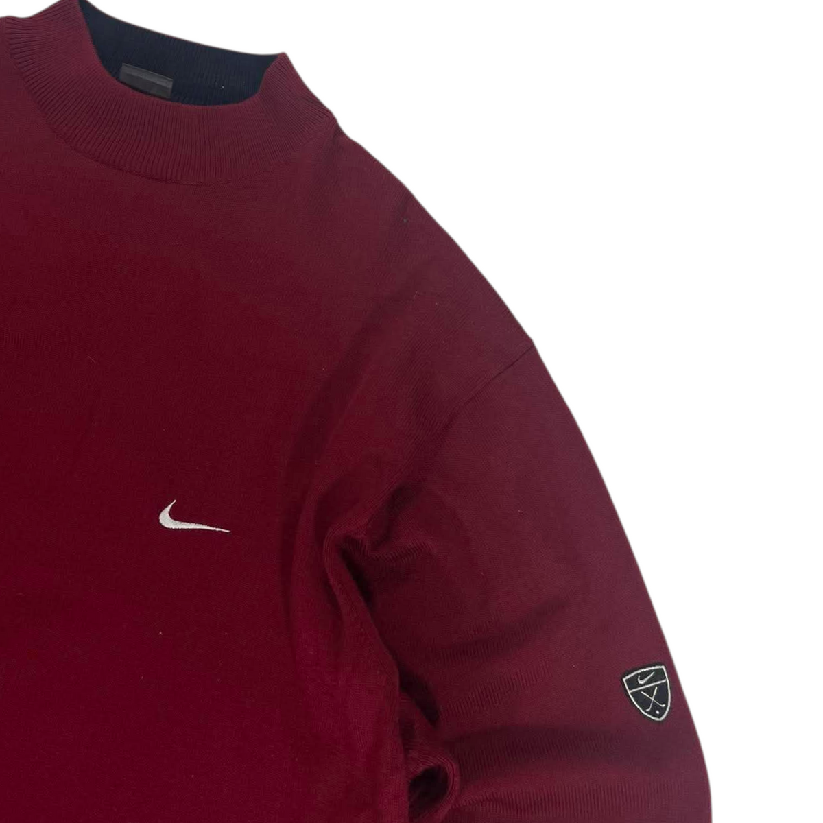 NIKE GOLF BURGUNDY CREWNECK SWEATER (L)