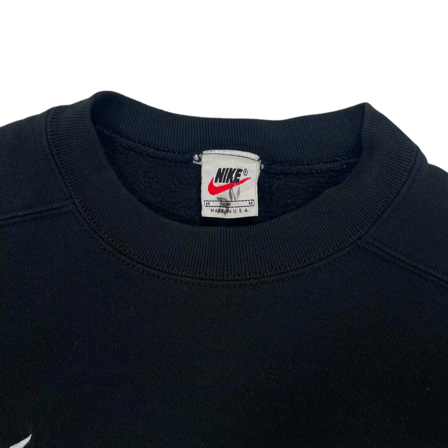VINTAGE NIKE CREWNECK WITH EMBROIDERED LOGO AND "JUST DO IT" SLOGAN (M)