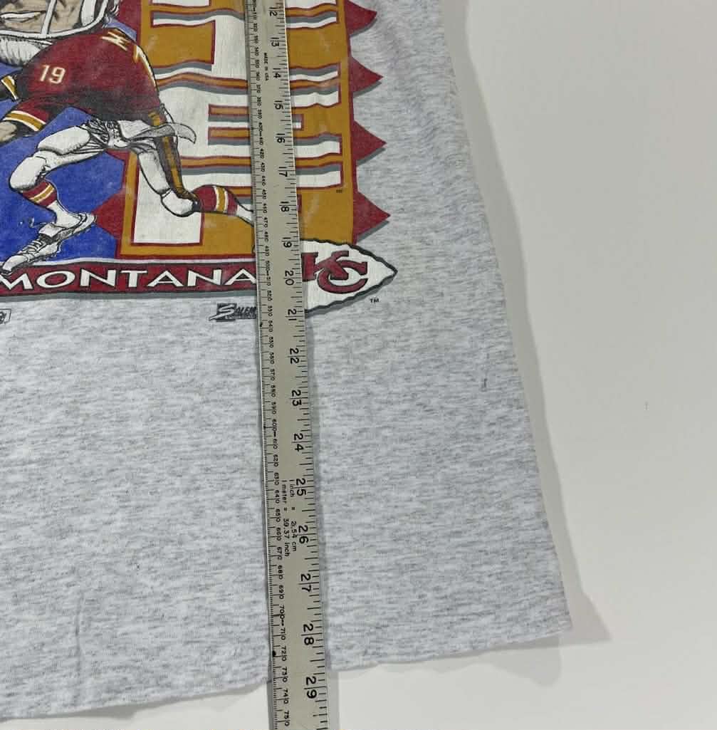 VINTAGE JOE MONTANA KANSAS CITY CHIEFS (L)