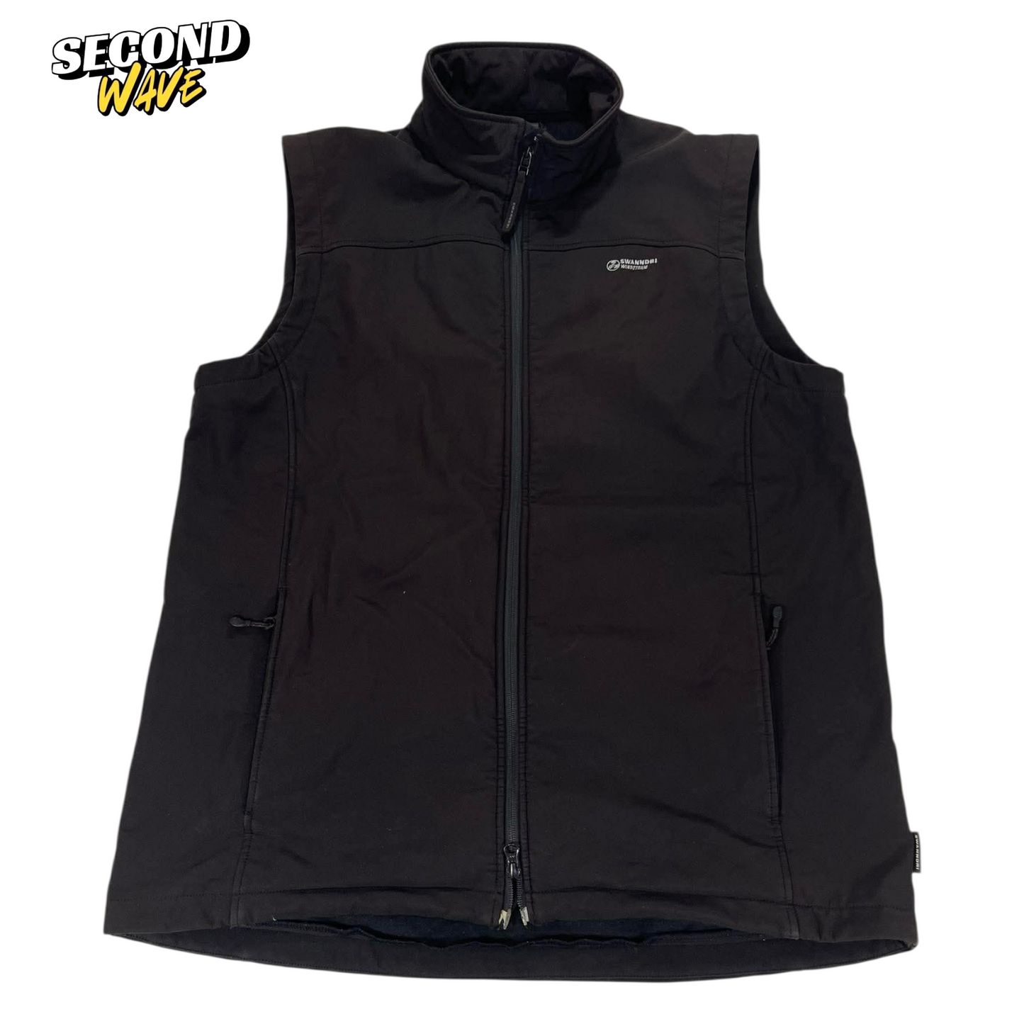 SWANNDRI BLACK WINDSTORM VEST (XL)