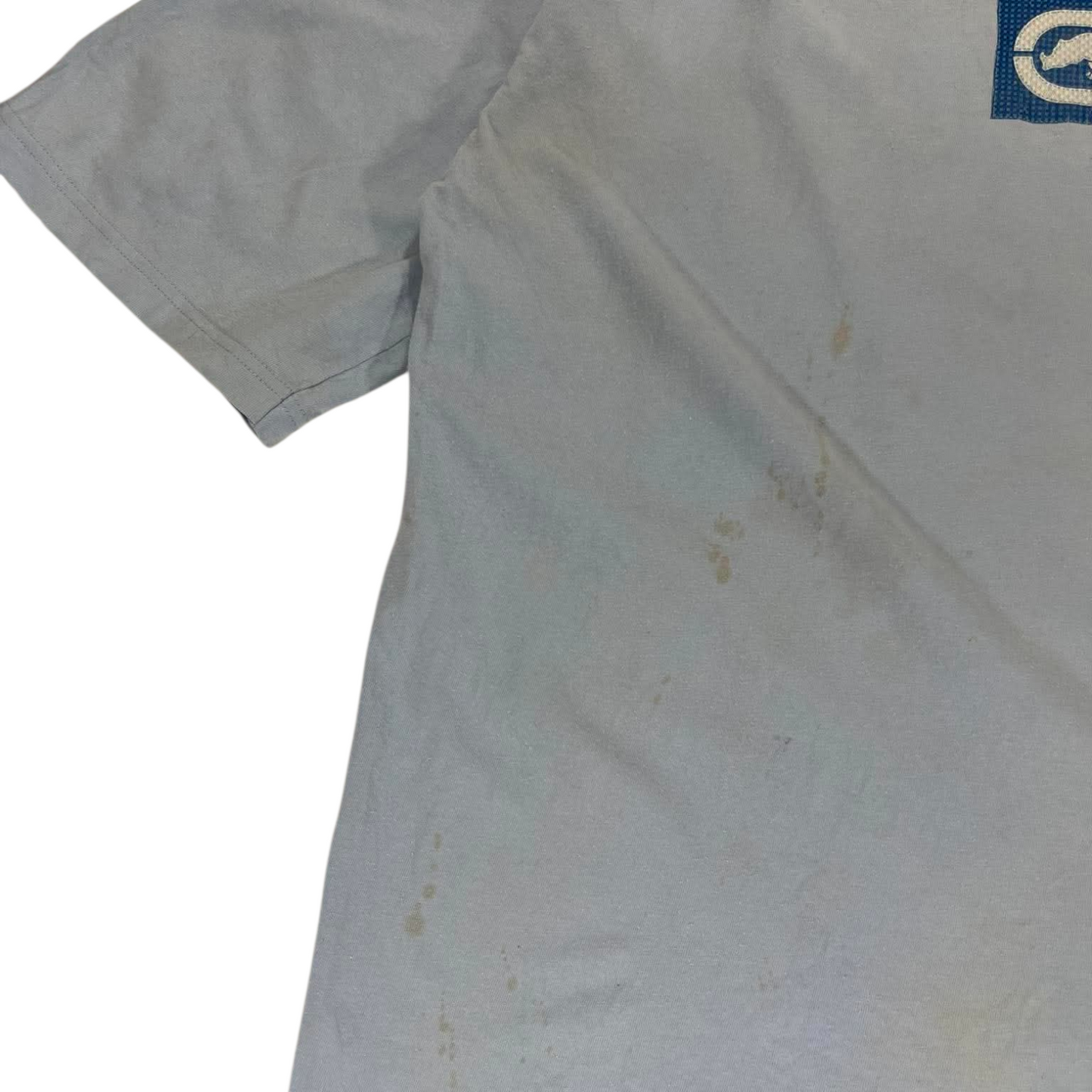 TRASHED ECKO UNLTD BLUE COTTON T-SHIRT (L)