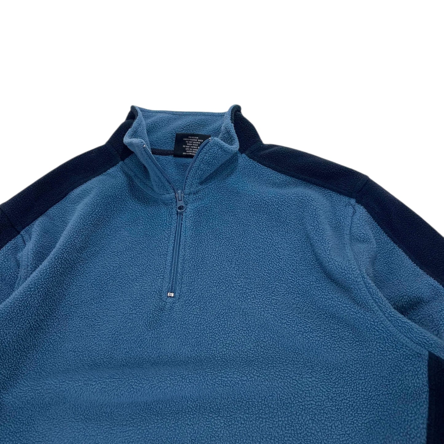 LOWES NAVY BLUE QUARTER ZIP FLEECE (M)