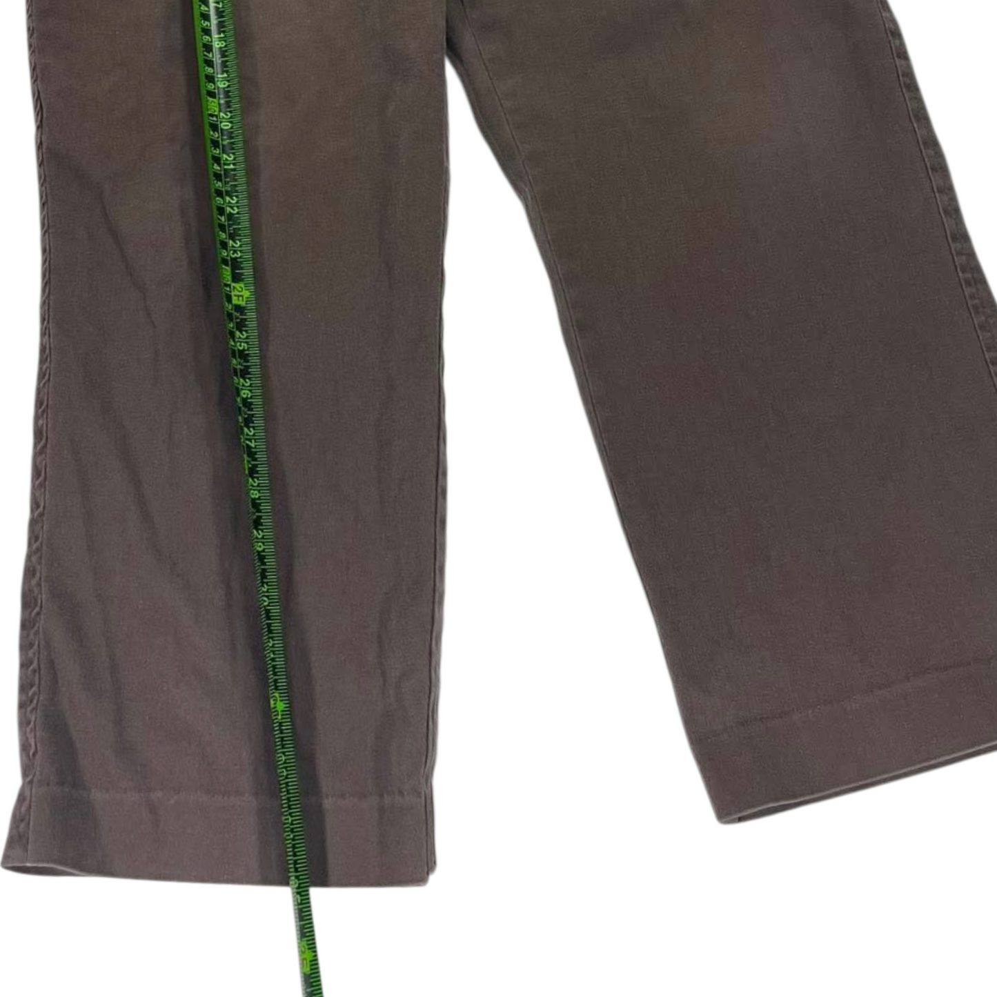 VINTAGE WIDE SAVANE BROWN CHINO PANTS (38)