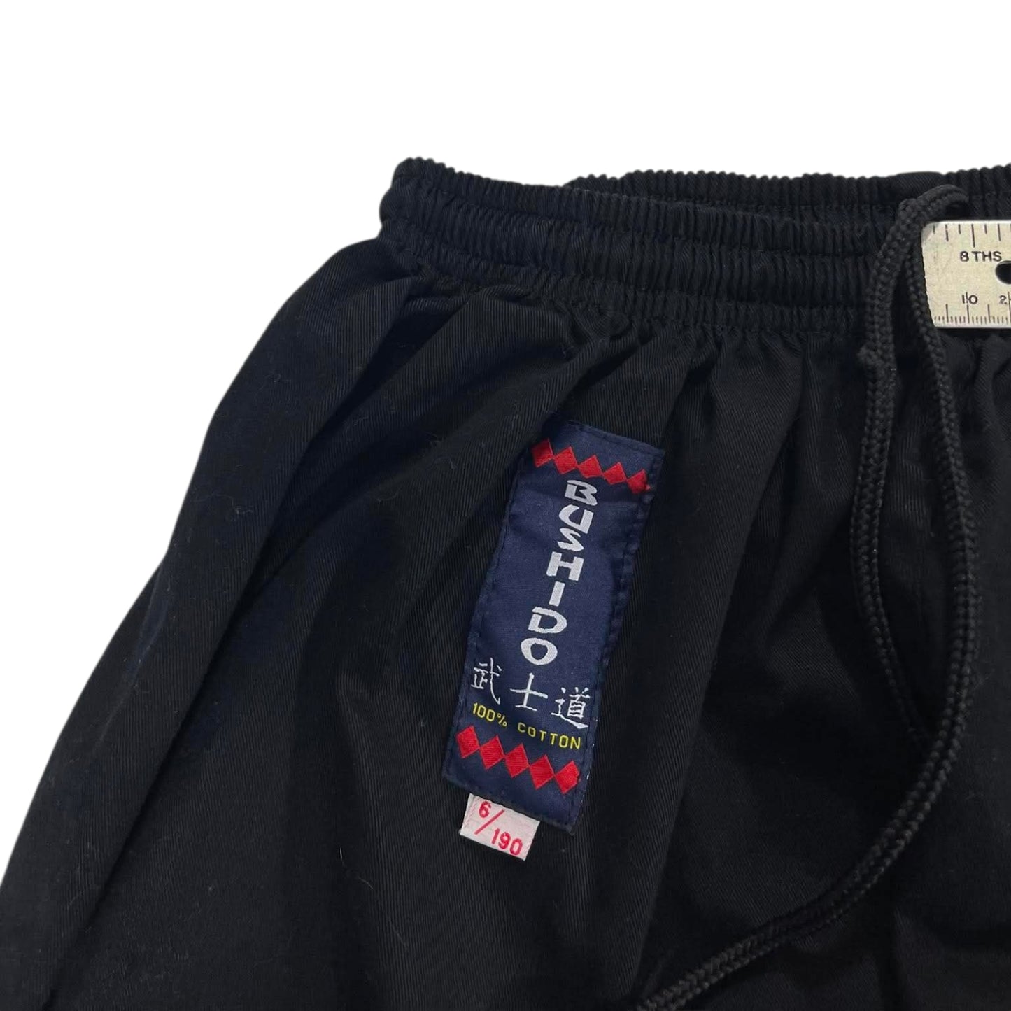 BLACK BAGGY WIDE LEG COTTON PANTS (S-M)