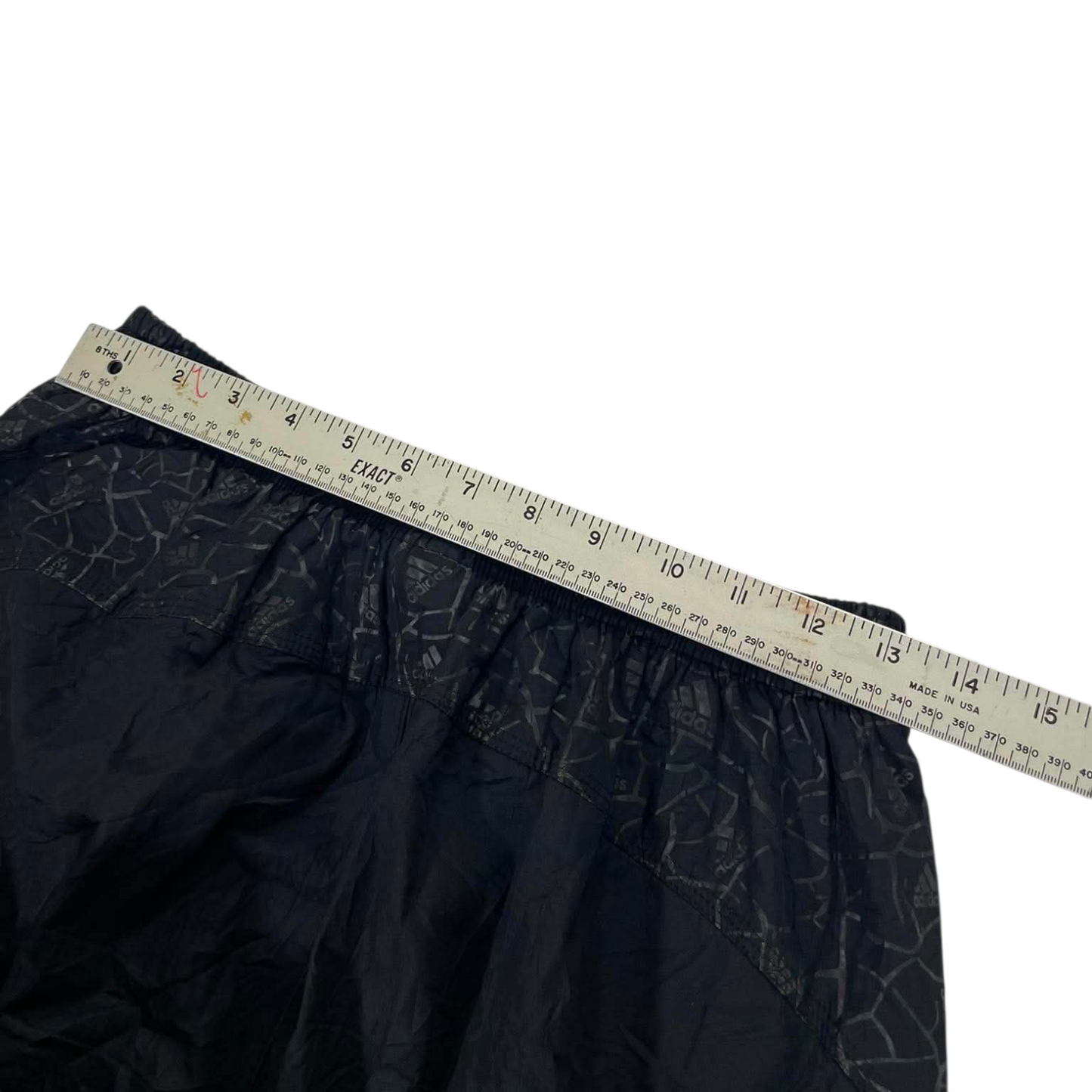 ADIDAS BLACK & GOLD TRACK PANTS ⁶ (XL)