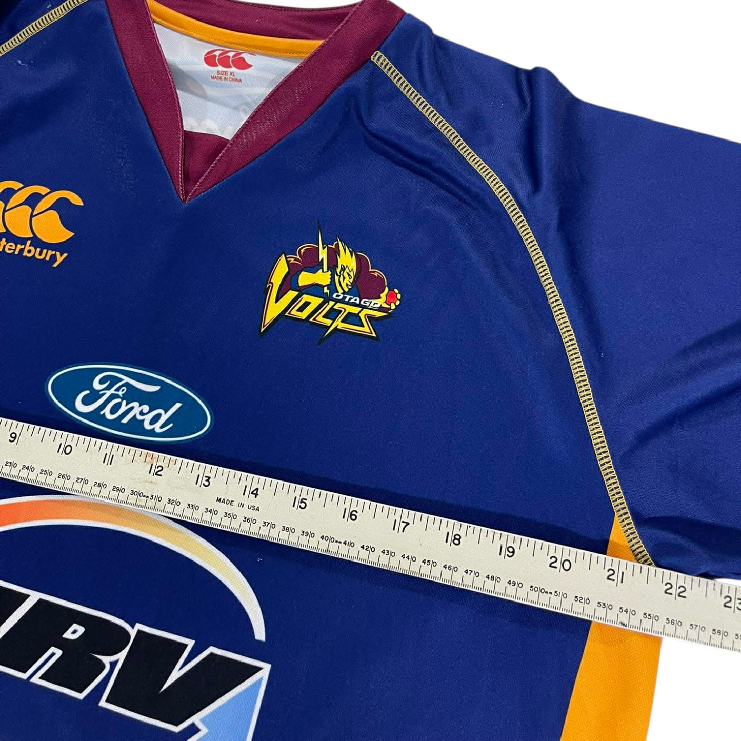 OTAGO VOLTS RUGBY BLUE JERSEY (XL)