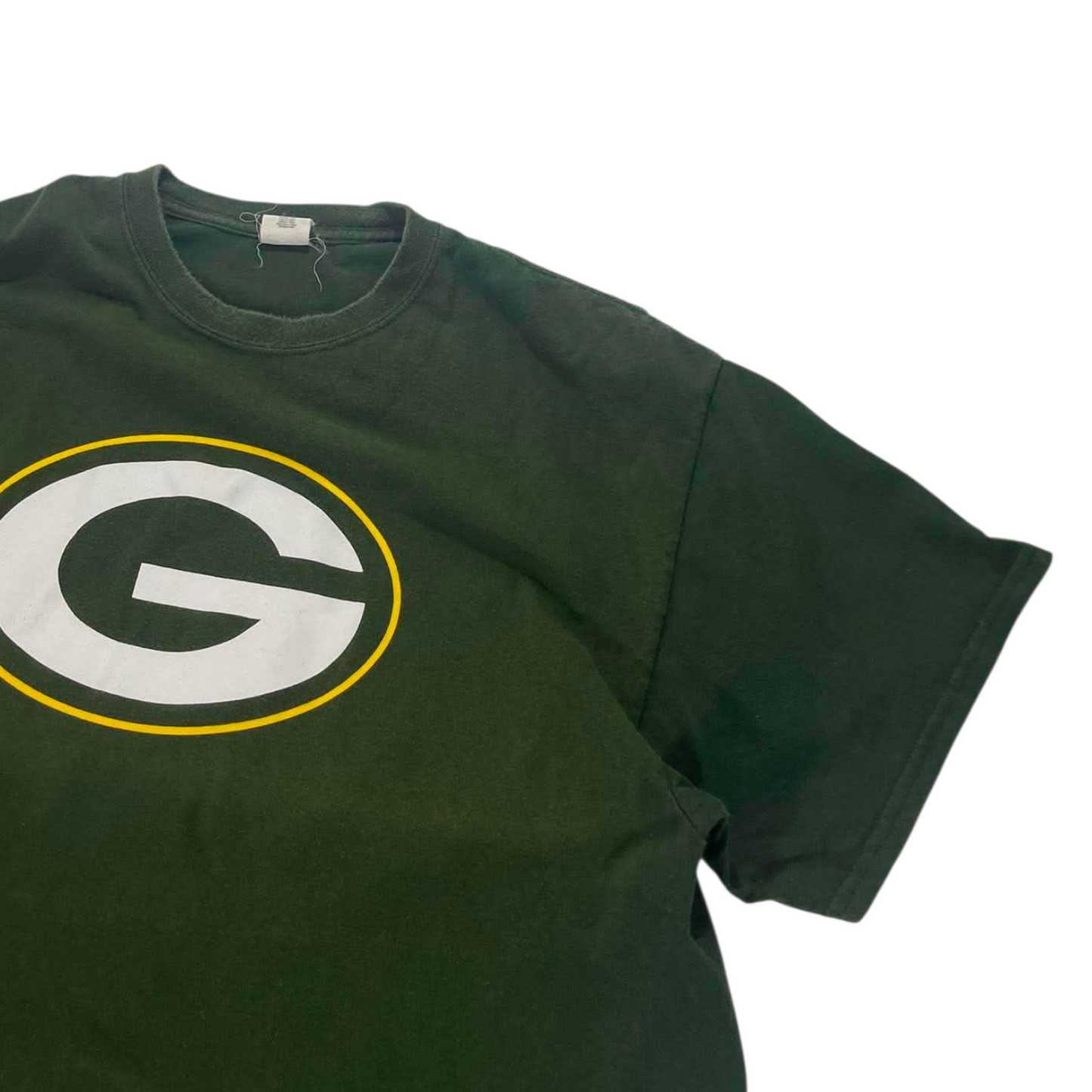VINTAGE 100% COTTON GREEN BAY PACKERS COTTON T-SHIRT (XL)