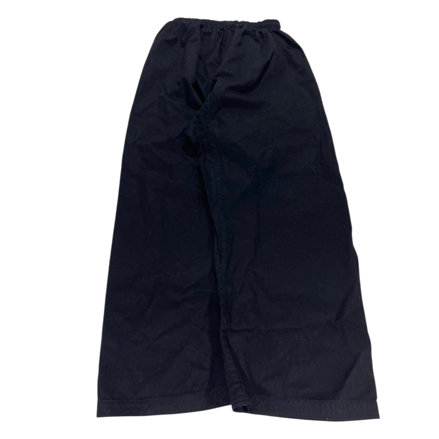 BLACK BAGGY WIDE LEG COTTON PANTS (S-M)