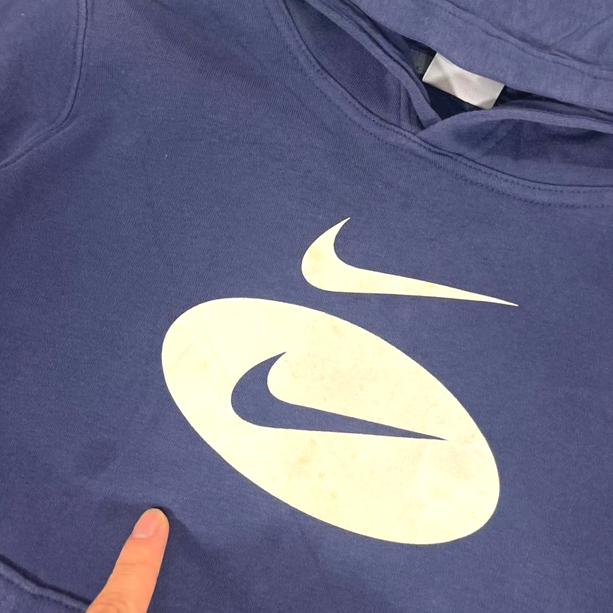 NIKE NAVY BLUE HOODIE (S)