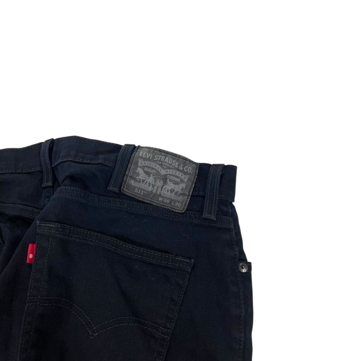 LEVI'S 511 BLACK JEANS (36)