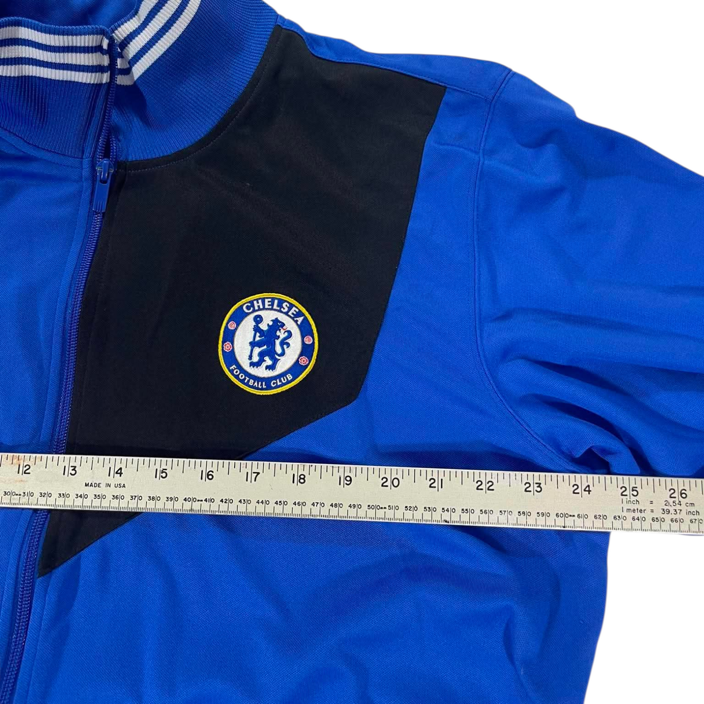 ADIDAS CHELSEA FC BLUE JACKET (XL)