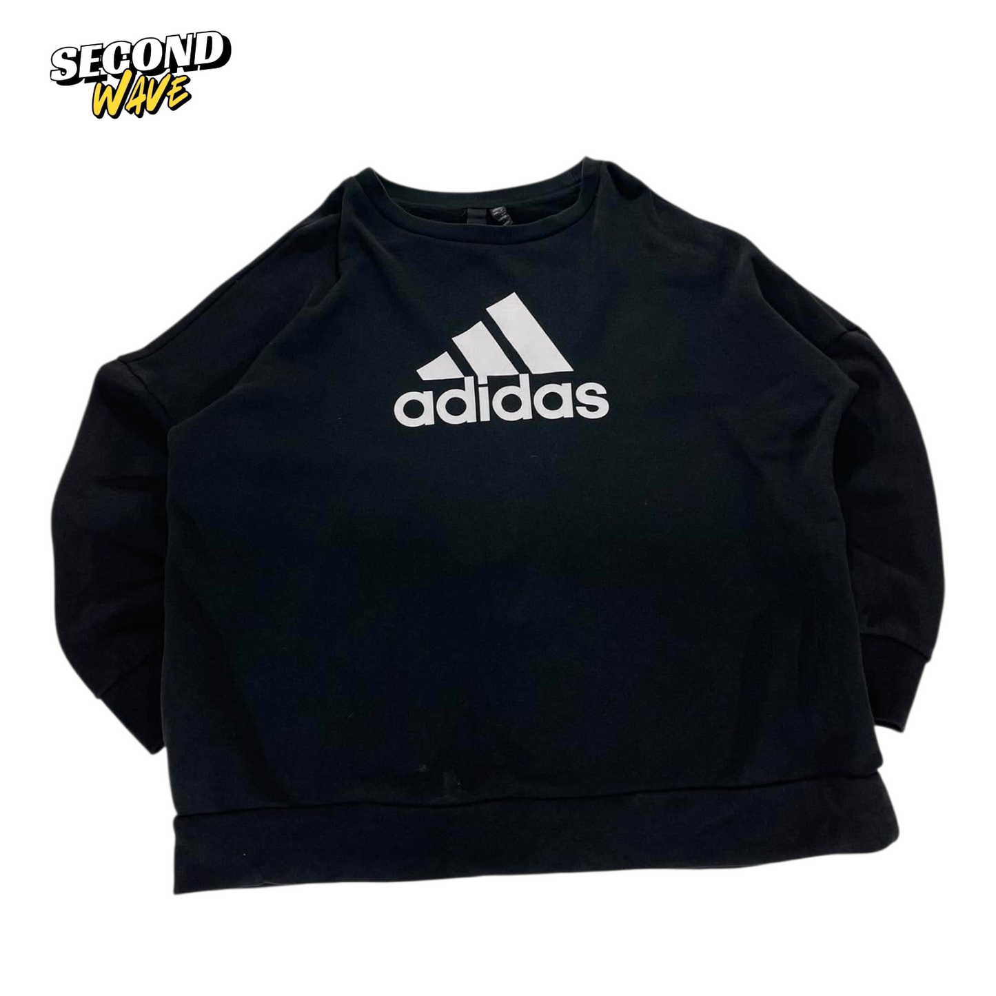 ADIDAS BLACK SWEATSHIRT (L)
