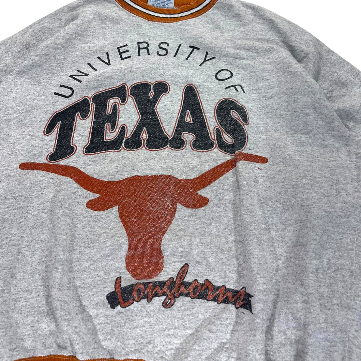 90S TEXAS GRAY CREWNECK (BEST FIT LARGE)