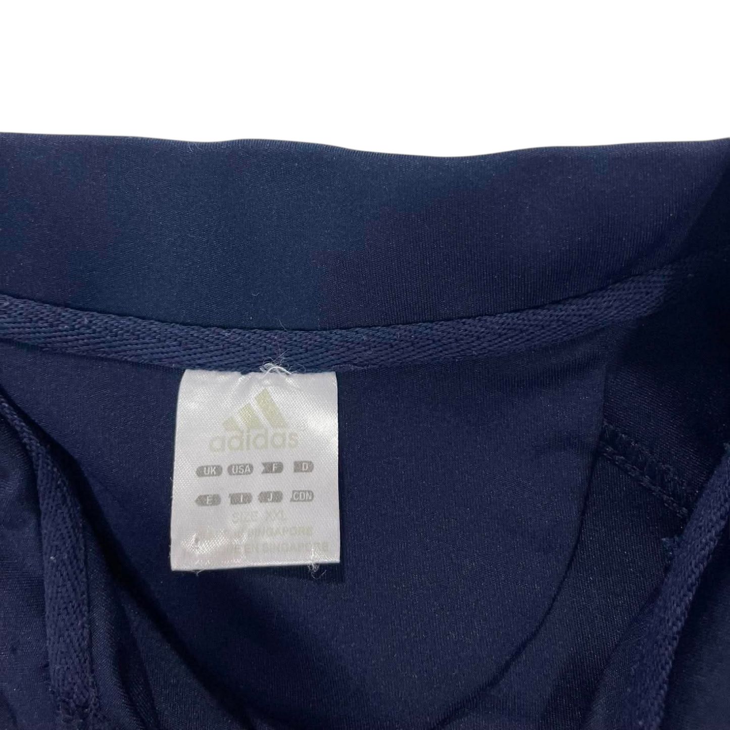 ADIDAS NAVY BLUE POLO SHIRT (L)