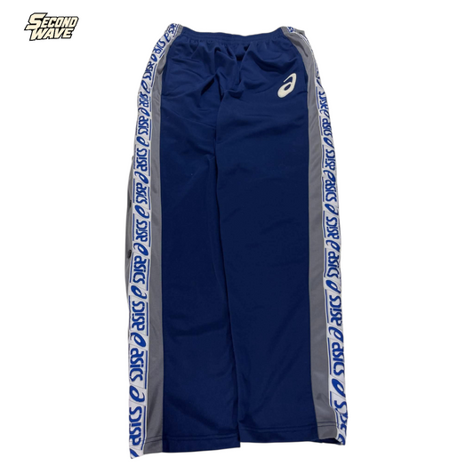 ASICS BLUE TRACK PANTS⁴ (M)