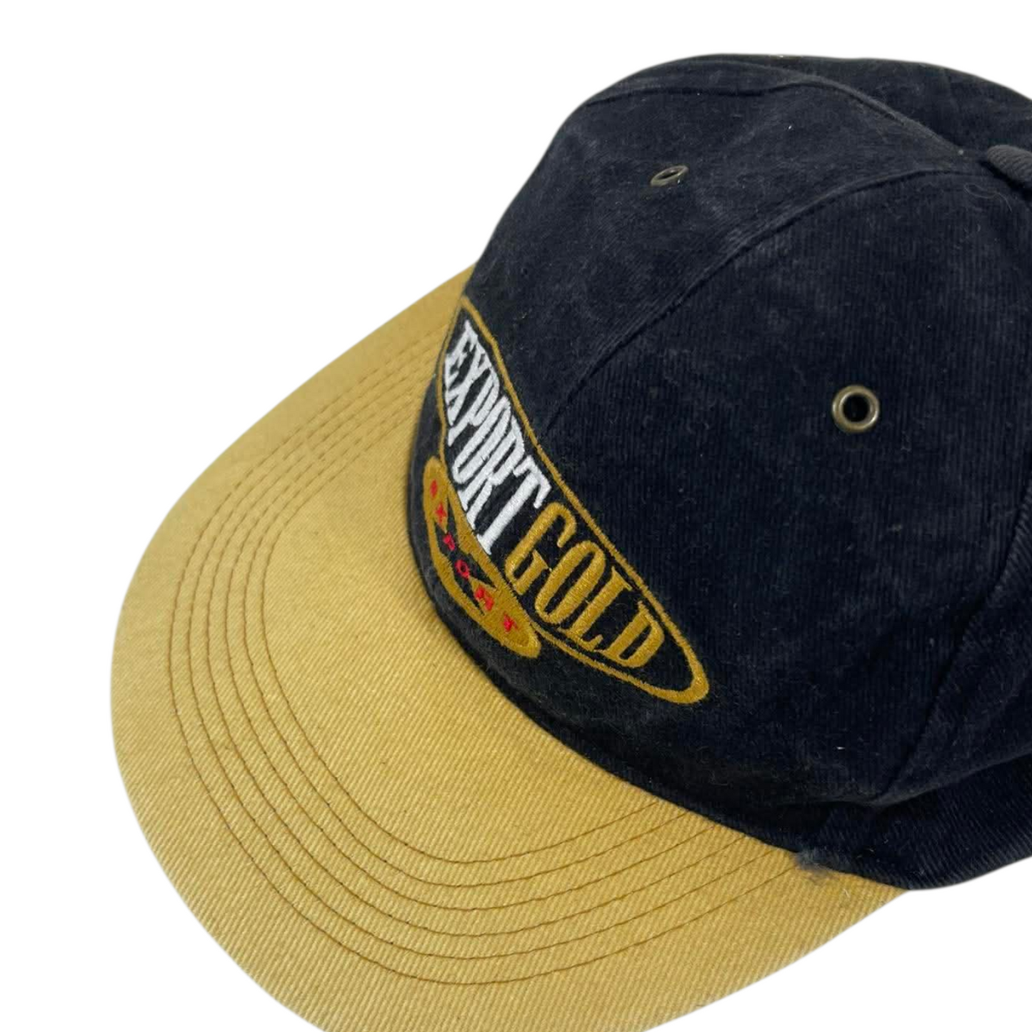 VINTAGE EXPORT GOLD HAT