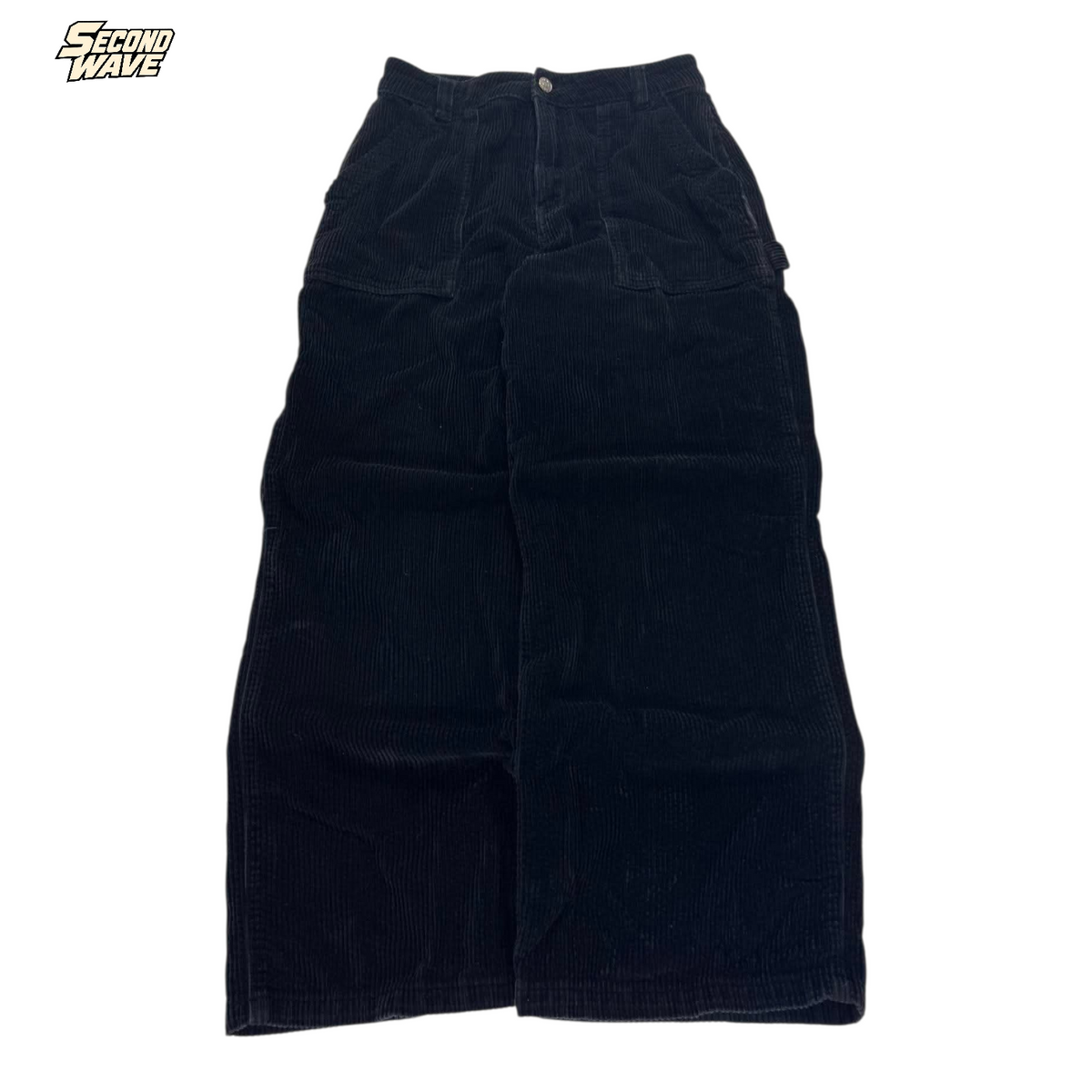 GLASSONS BLACK CORDUROY PANTS (10)