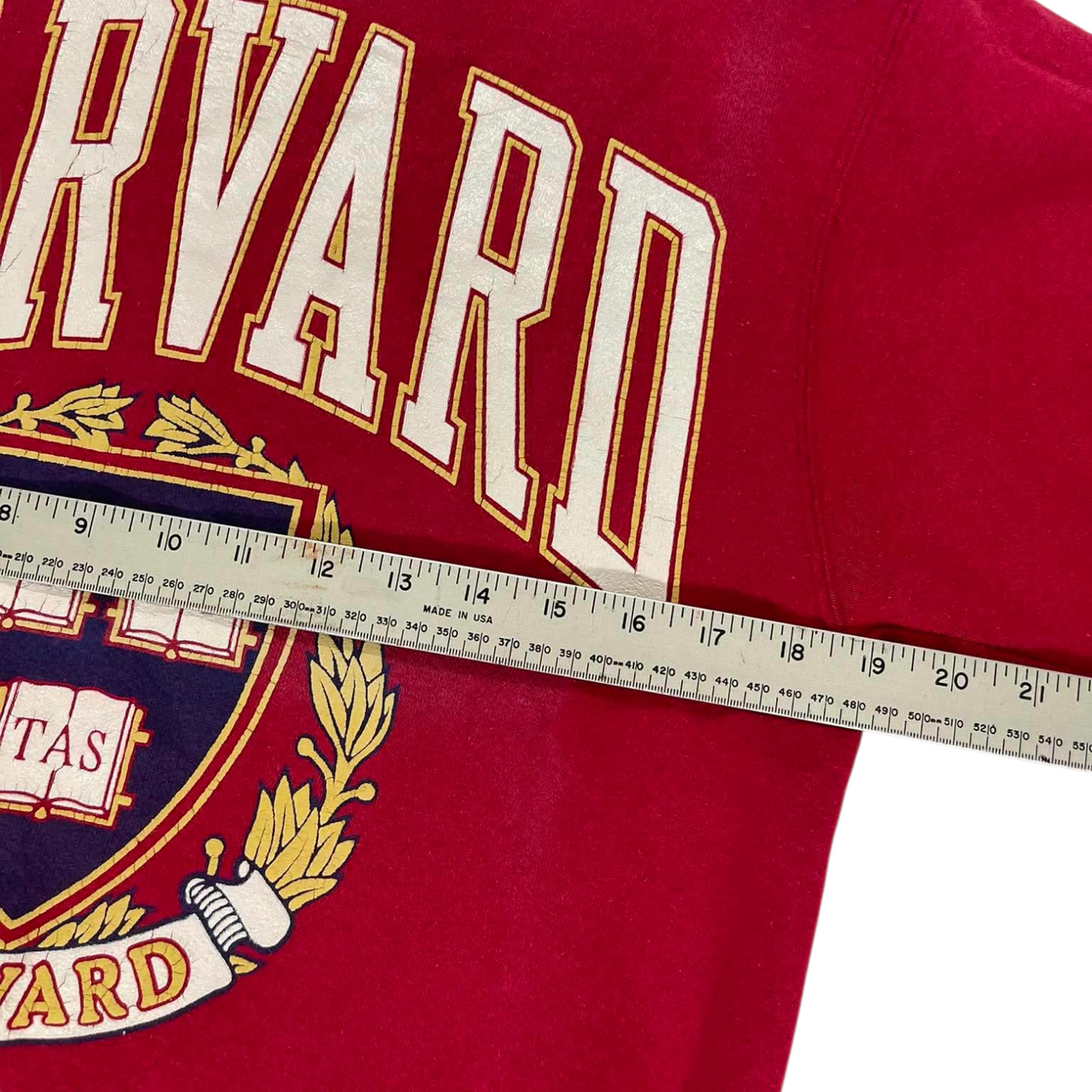 VINTAGE HARVARD UNIVERSITY CUT CREWNECK SHIRT (S)