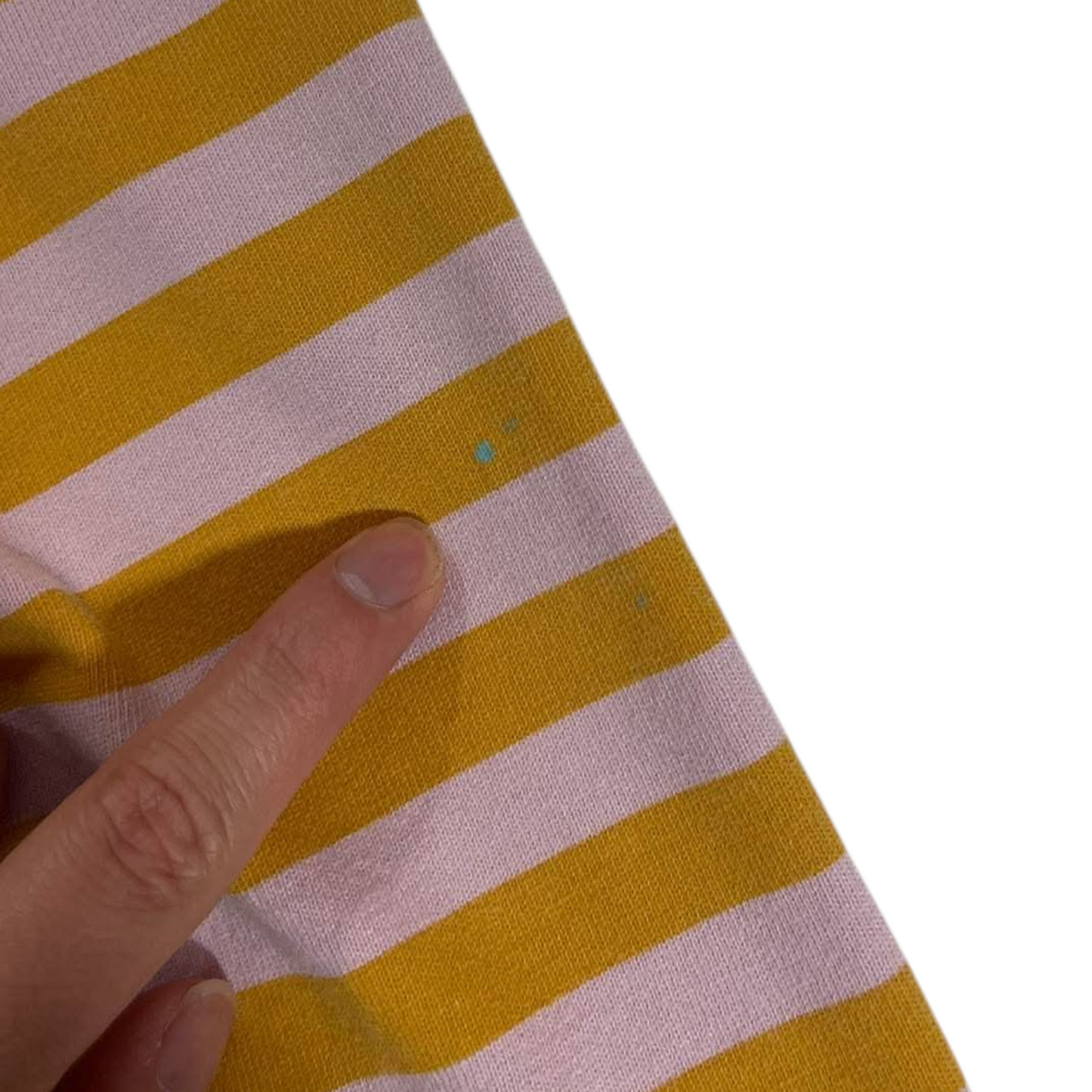 QUIKSILVER YELLOW STRIPED CREWNECK (L)